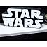 Star Wars lampe - sort og hvid