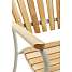 Kerteminde teak havestol - Sandy grey stel