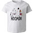 Mumitroldene T-shirt str. 74/80 - hvid