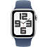Apple Watch SE (2024) 40 mm GPS S/M - Silver Aluminium Sport Band