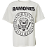 Ramones T-shirt str. L - råhvid
