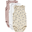 VRS baby 3-pak body str. 86 - printet/hvid/gammelrosa