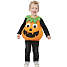 Halloween græskar kostume med lomme str. 92