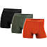 Marathon herre 3-pak tights str. XL - orange/grøn/sort