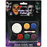 Halloween make-up sæt med 7 farver