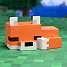 Minecraft ræve lampe - orange
