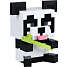 Panda natlampe - hvid og sort