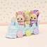 Sylvanian Families trillingernes badesæt