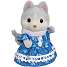 Sylvanian Families husky søskende tandemcykel legesæt