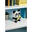 Panda natlampe - hvid og sort