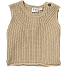 VRS baby strikvest str. 62/68 - sand