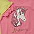 VRS børne 2-pak T-shirt str. 122/128 - pink/gul