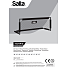 Salta Techniq fodboldmål 150x60x60 cm