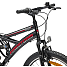Puch Firestorm pige mountainbike 7 gear 26" 2024 - sort/rød