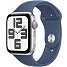 Apple Watch SE (2024) 44 mm GPS L/M - Silver Aluminium Sport Band