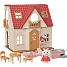 Sylvanian Families startsæt med hyggehytten