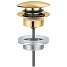 GROHE Bundventil 1 1/4" Push up. Med overløb. Brushed Cool Sunrise