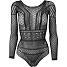 VRS dame bundløs bodystocking str. onesize - sort