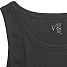 VRS dame rib tanktop str. 48 - sort
