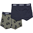 808 børne 2-pak boxershorts str. 6 år - blå/grøn