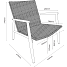 Tirana loungestol - beige