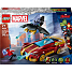 LEGO Marvel Iron Man-bil og Black Panther mod Red Hulk 76310