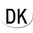 Trykt DK-skilt stort ( 170 x 115 )