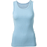 VRS dame rib tanktop str. S - lyseblå