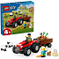 LEGO City Rød traktor med anhænger og får 60461