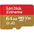 Sandisk microsdxc extreme hukommelseskort - 64gb 170mb/s