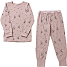 808 børne pyjamas str. 8 år - brun