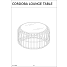 Cordoba loungebord m. glasplade