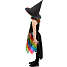 Halloween regnbue heks kostume str. 128