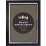 Klassisk sort ramme m. refleksfrit glas - 13x18 cm