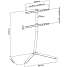 TV Gulvstativ 49-70" - Hvid