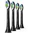 Philips Sonicare HX6064/11 tandbørstehoveder 4-pak - sort