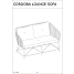 Cordoba loungesofa m. hynder