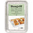 Dangrill 5 stk. store alubakker - 32,5 x 22,5 cm