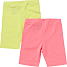 VRS børne 2-pak shorts str. 98/104 - pink/gul