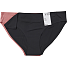 VRS dame 2-pak tai trusser str. L - sort/pink
