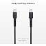 SBS lightning kabel 1,5 meter - sort