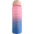 Motivationsflaske - rosa/lyseblå (700ml)