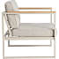 Ohio loungestol - sandy grey