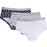 VRS teen 3-pak hipster str. 134/140 - multifarvet