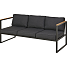 Ohio 3-personers loungesofa - Antracit