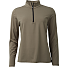 VRS dame half-zip løbetrøje str. L - beige