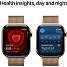 Apple Watch S10 Cell 42 mm - Gold Titanium Milanese Band