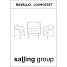 Ravello loungesæt - sort
