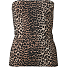 VRS dame tube top str. 2XL - brun