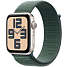 Apple Watch SE (2024) 44 mm GPS - Starlight Aluminium Sport Loop
